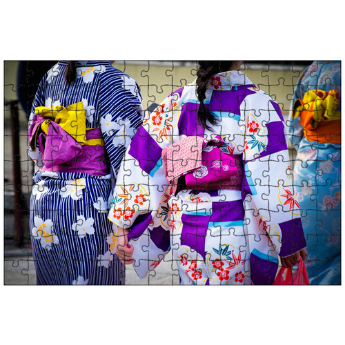 фото Магнитный пазл 27x18см."кимоно, костюм, назад" на холодильник lotsprints