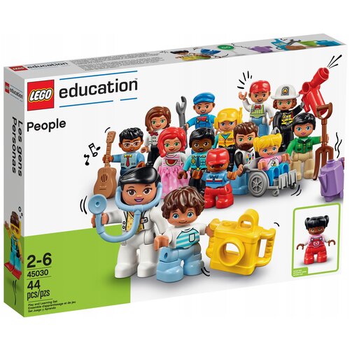 конструктор lego education preschool duplo 45002 строительные машины 95 дет Конструктор LEGO Education PreSchool DUPLO 45030 Люди, 44 дет.