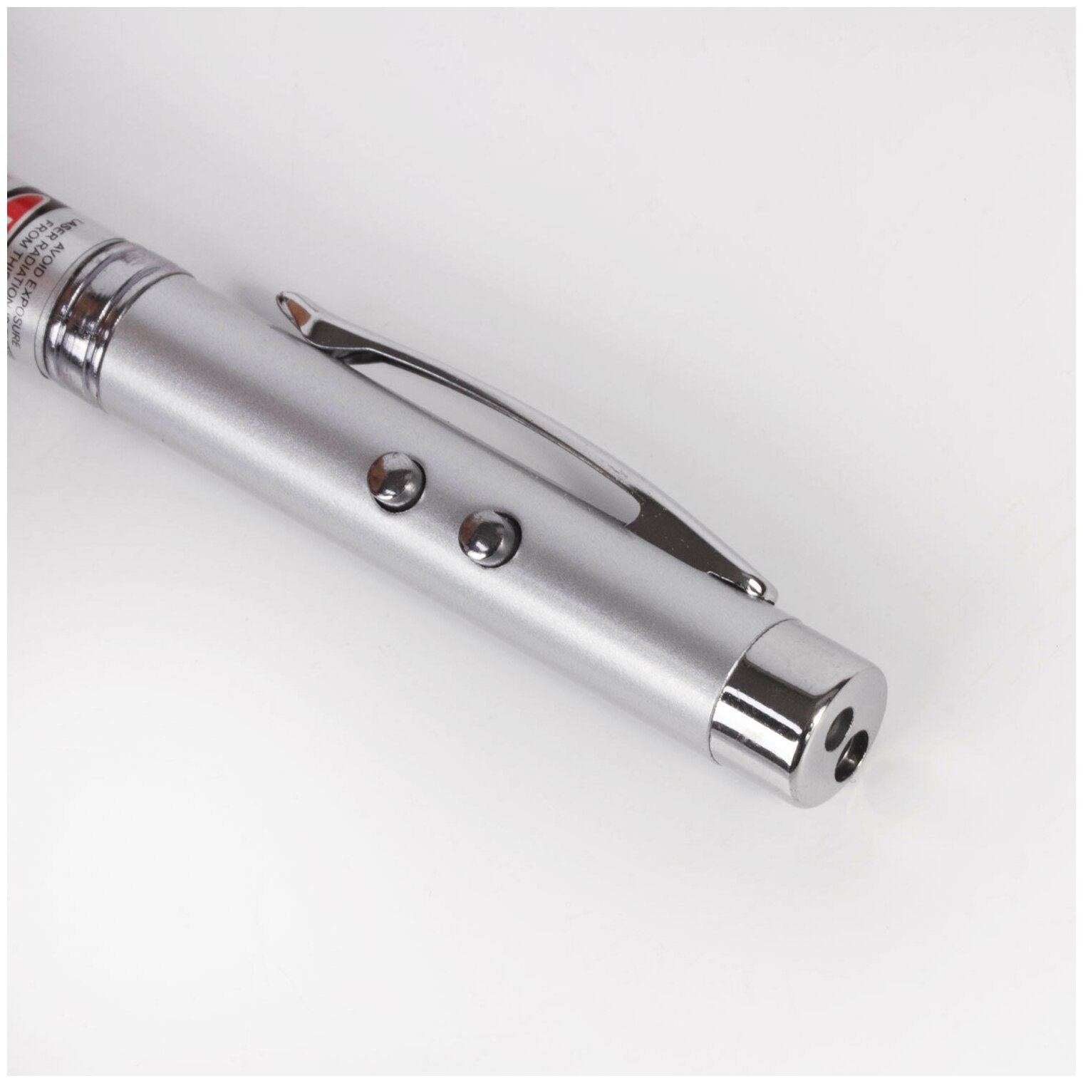 Указка лазерная, радиус 200 м, красный луч, LED-фонарь, указка, магнит, ручка, футляр, TP-RP-18 - фотография № 5