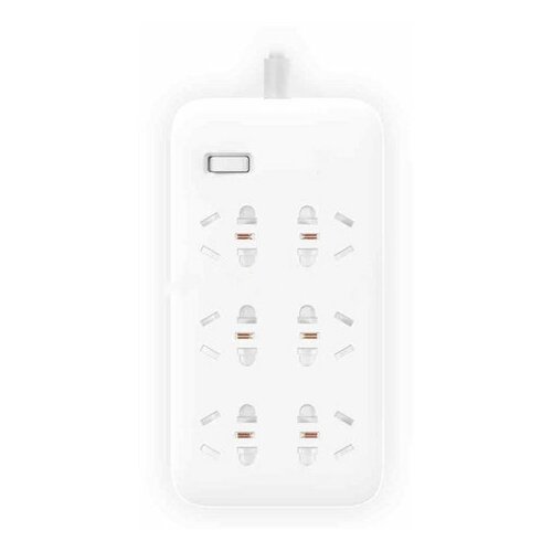 Удлинитель Xiaomi Power Strip 6 розеток (MJCXB6-02QM) Белый