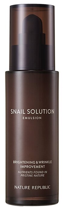 Nature Republic Эмульсия SNAIL SOLUTION с экстрактом муцина улитки