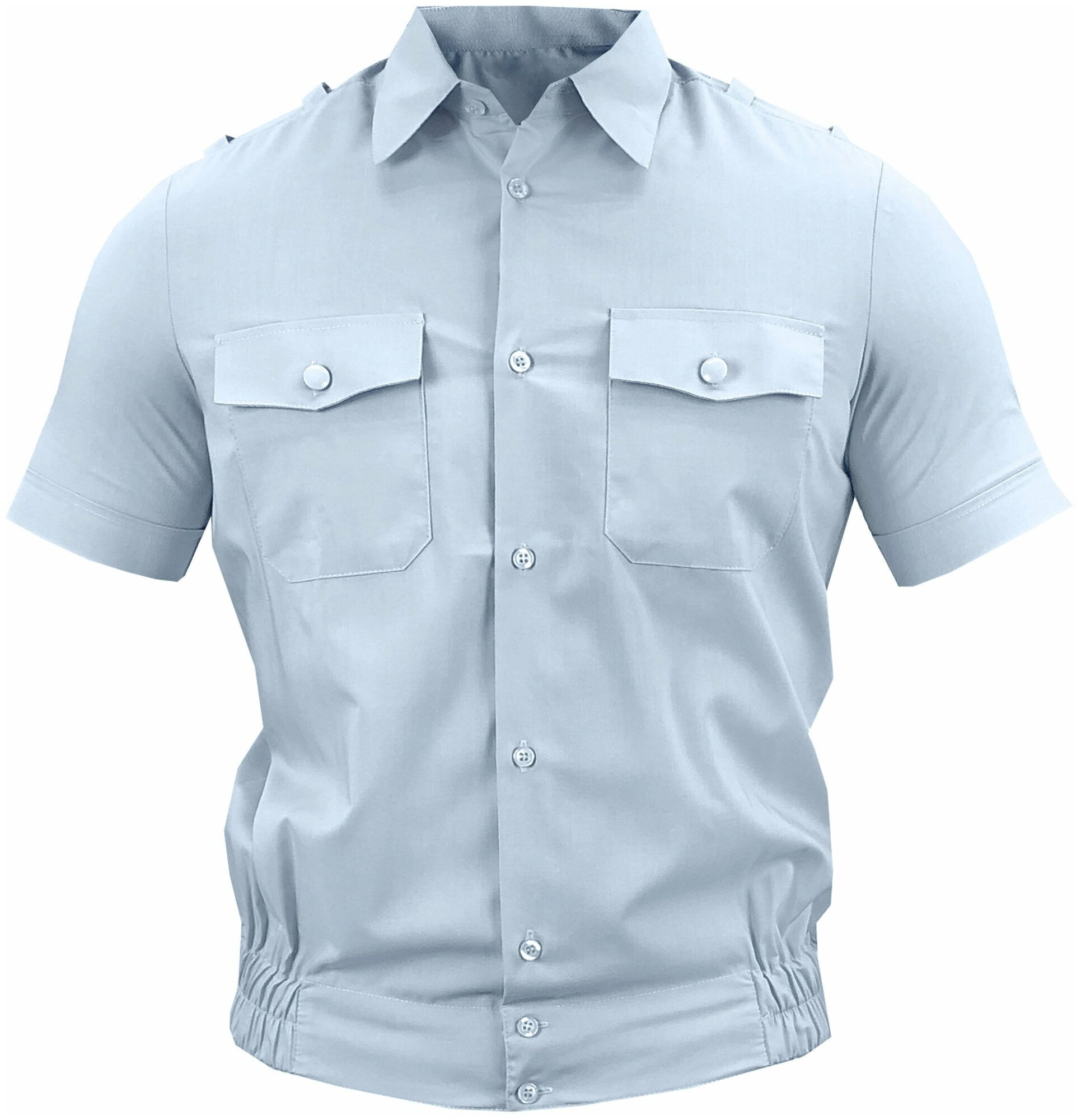 Рубашка полиции мужская голубая (короткий рукав) (46 / 170 - 176)