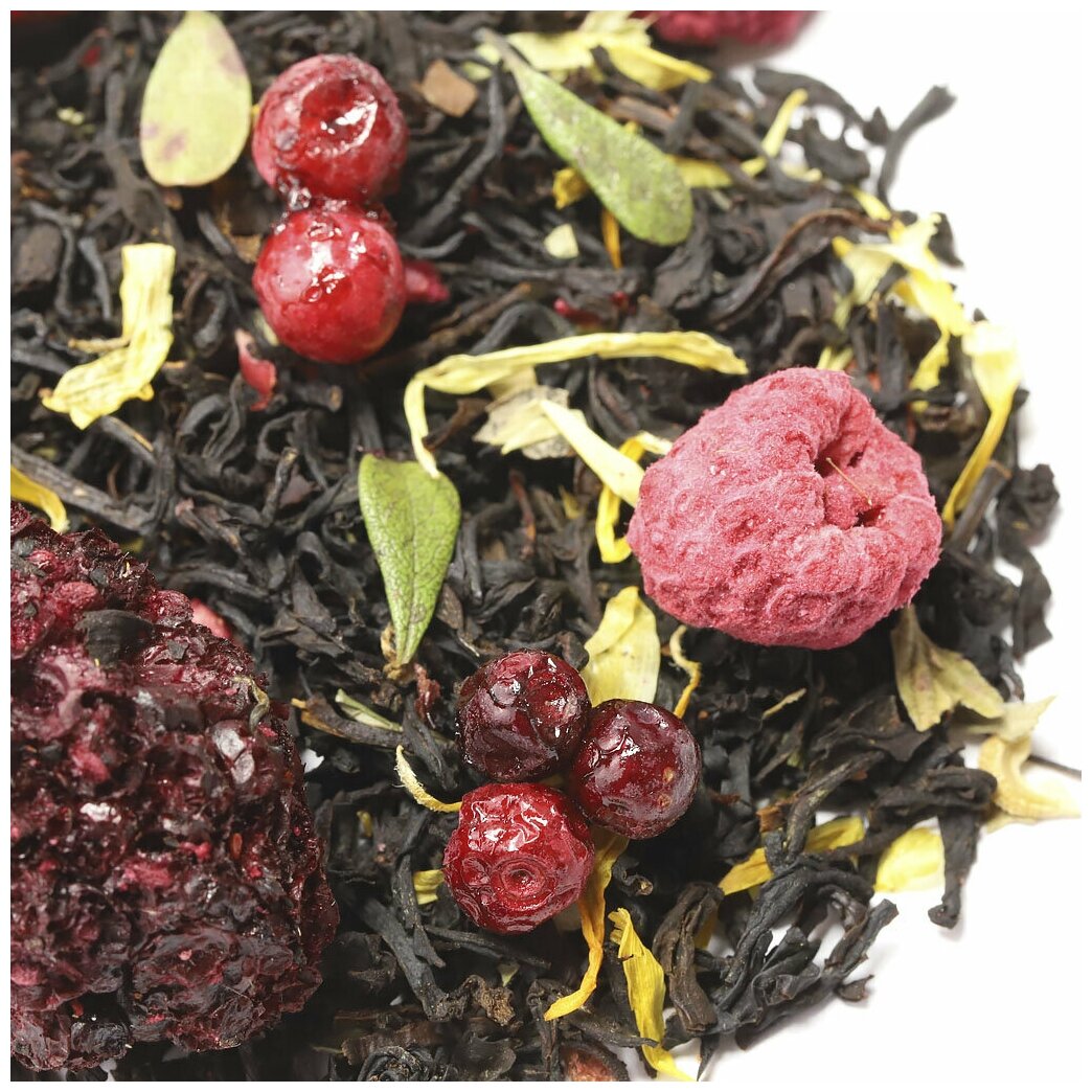 Черный чай Лесные ягоды (премиум), 250 г - фотография № 4