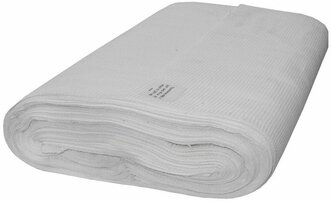 Вафельное полотно отбеленное ширина 45 см плотность 200 гр, ткань в рулоне по 60 м