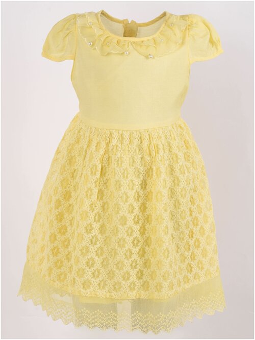 Платье Cascatto, размер 5-6/110-116, желтый
