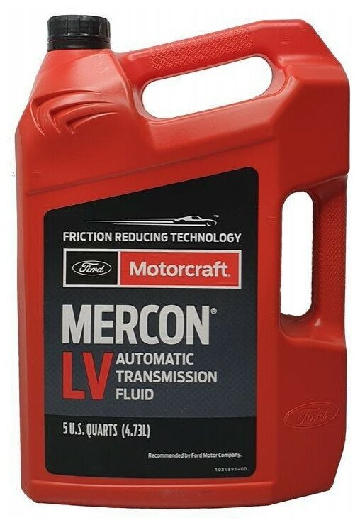 Масло Трансмиссионное Синтетическое 4,73Л - Atf Mercon Lv (Wss-M2c938-A) FORD арт. XT105Q3LV