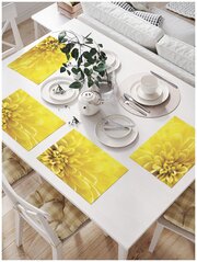 Комплект салфеток JoyArty "Ослепительный цветок" для сервировки стола (32х46 см, 4 шт.)