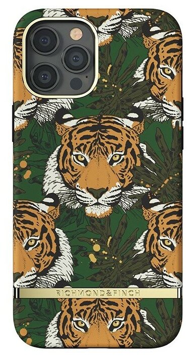 Чехол Richmond & Finch для iPhone 12 Pro Max SS21 Green Tiger