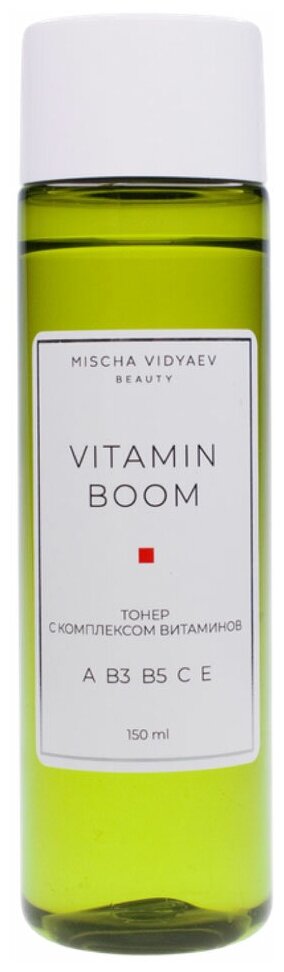 Увлажняющий тонер с витаминным комплексом VITAMIN BOOM, MV BEAUTY