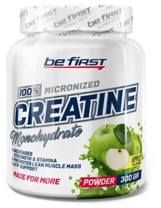  Be First Micronized Creatine Monohydrate Powder  300 ., 