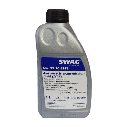 Автотрансмиссионное масло atf (красное) 5л, swag, 10930017