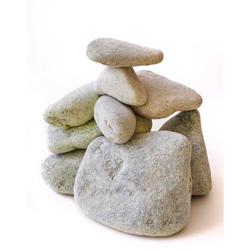 Камни для бани Жадеит Шлифованный 10 кг. (фракция 80-130 мм.) камни для саун и бань жадеит шлифованный ведро 10 кг