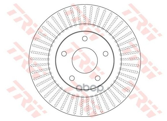 Диск Торм Nissan Juke TRW арт. df6533