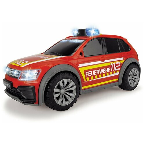 Пожарная машина VW Tiguan R-Line 25см свет звук Dickie Toys 3714016
