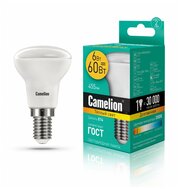 Эл. лампа светодиодная Рефлектор LED6-R50/830/E14 (6W=60Вт 455Lm 220В) Camelion