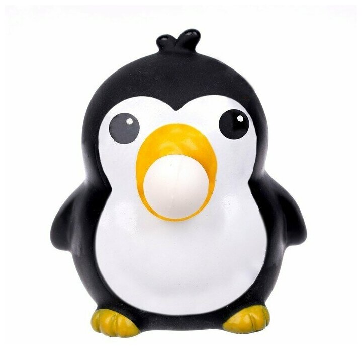 Мялка «Пингвин» надувает шарик