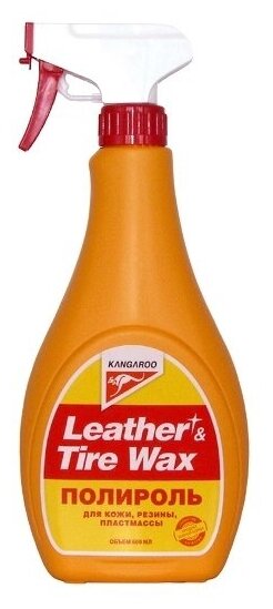 Полироль универсальный (кож, рез, пласт.) Leather & Tire Wax lite (без губки), 500мл арт. 330126