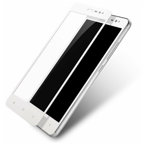 Защитное стекло с мягкими краями для Xiaomi Redmi Note 3 Pro SE Lenuo CF Soft Side Glass (White)