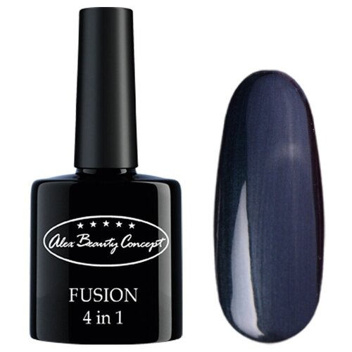 Alex Beauty Concept Гель-лак Fusion 4 in 1 Gel, 7.5 мл, синий перламутр alex beauty concept гель лак fusion 4 in 1 gel 7 5 мл темно синий