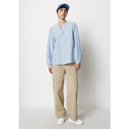 Блуза Marc O'Polo, размер XXL, голубой женская блузка туника с воротником стойкой и рукавами фонариками