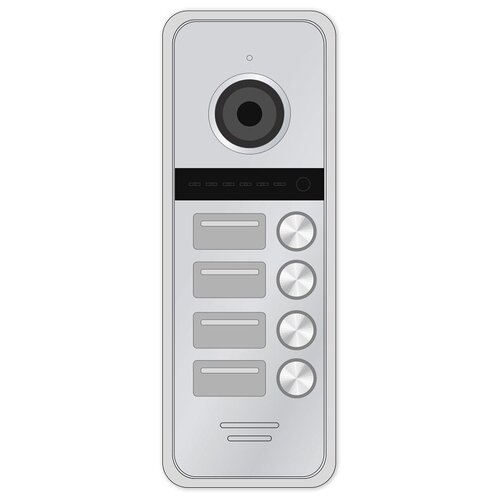 FANTASY 4 HD SILVER (ver.4708) Novicam вызывная панель для видеодомофона на 4 абонента