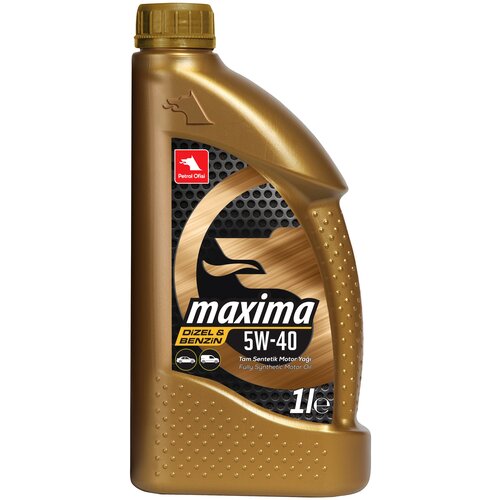 Синтетическое моторное масло Petrol Ofisi Maxima 5W-40, 1 л, 1 шт.