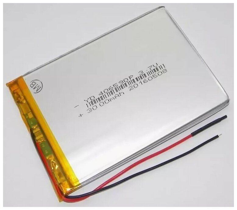 Аккумулятор Li-Pol (батарея) 406590 3.7V Li-Pol 3000 mAh (4x65x90 mm)