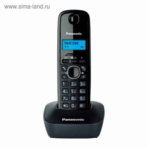 Радиотелефон Dect Panasonic KX-TG1611RUH серый АОН 4862₽