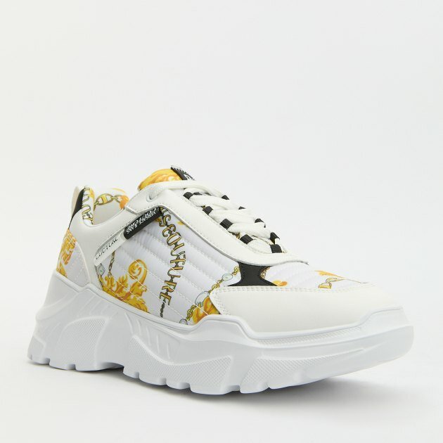 Кроссовки Versace Jeans Couture, размер 41, белый