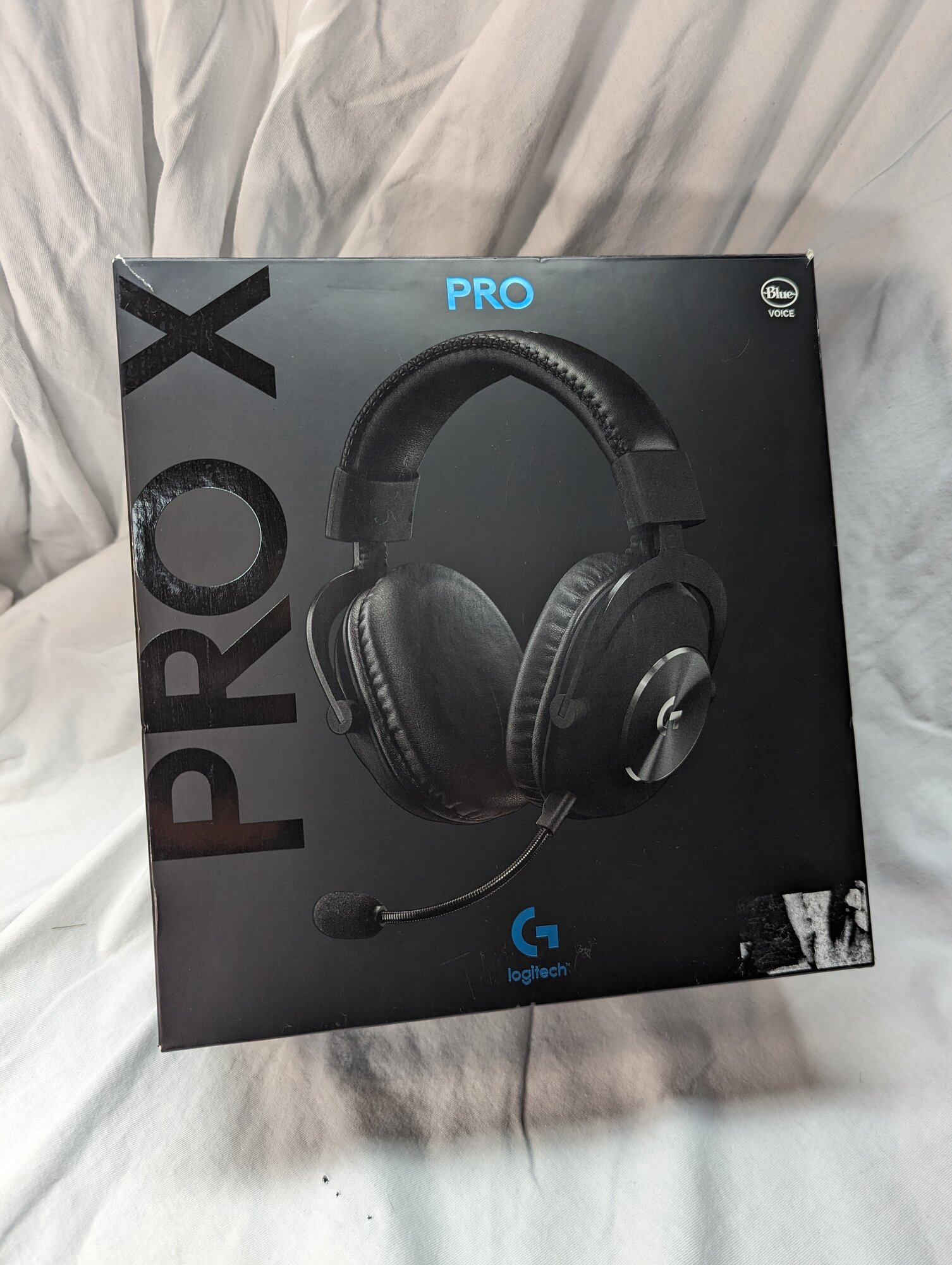 Logitech G PRO X, mini jack 3.5 mm, черный