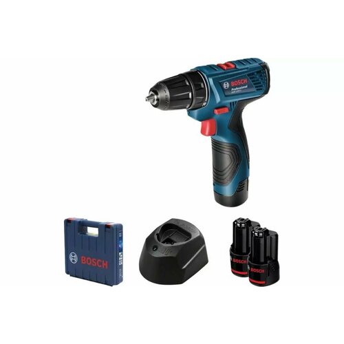 Оригинальный шуруповерт BOSCH Professional GSR 120-Li 2x20 Ач Li-Ion 12 В 11990₽