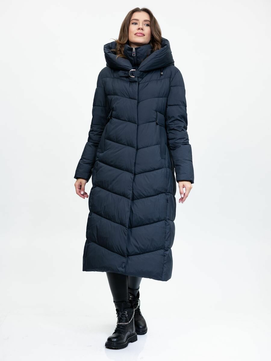 Пуховик RM shopping Базовая коллекция, размер 54, dark blue