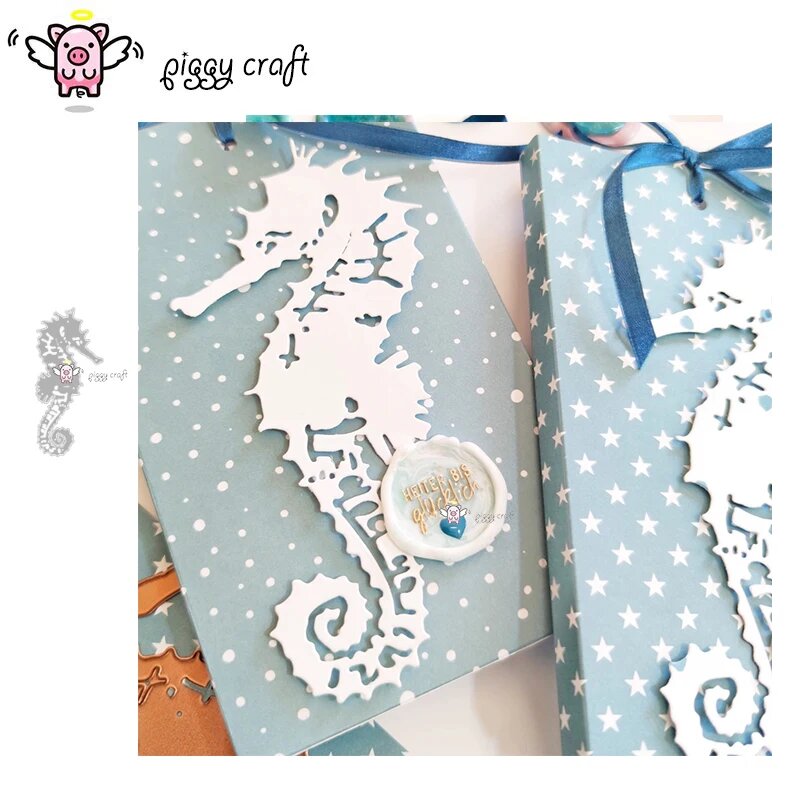 Piggy Craft металлические штампы для резки морской конёк