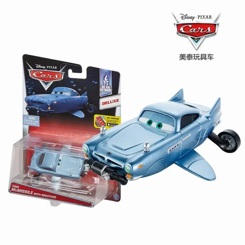 Игрушечный автомобиль Disney Pixar Cars Lightning McQueen металлический, With gun McMissile — фото 1
