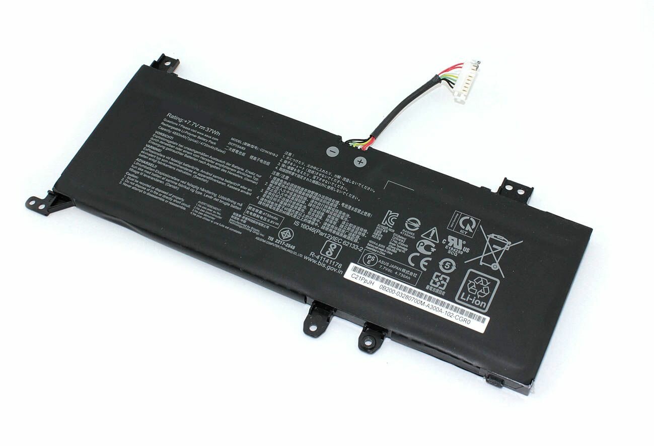 Аккумуляторная батарея для ноутбука Asus A412FA (C21N1818-2) 7.7V 37Wh