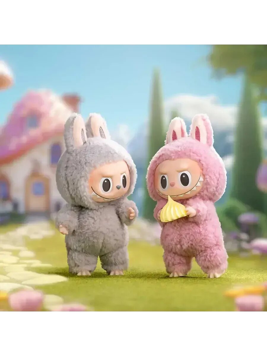 Кудрявый лабубу брелок Мягкая игрушка Labubu - тренд сезона! — фото 1