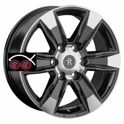 Диск Replay MI123 7x18 6x139.7 ET38 D67.1 черный