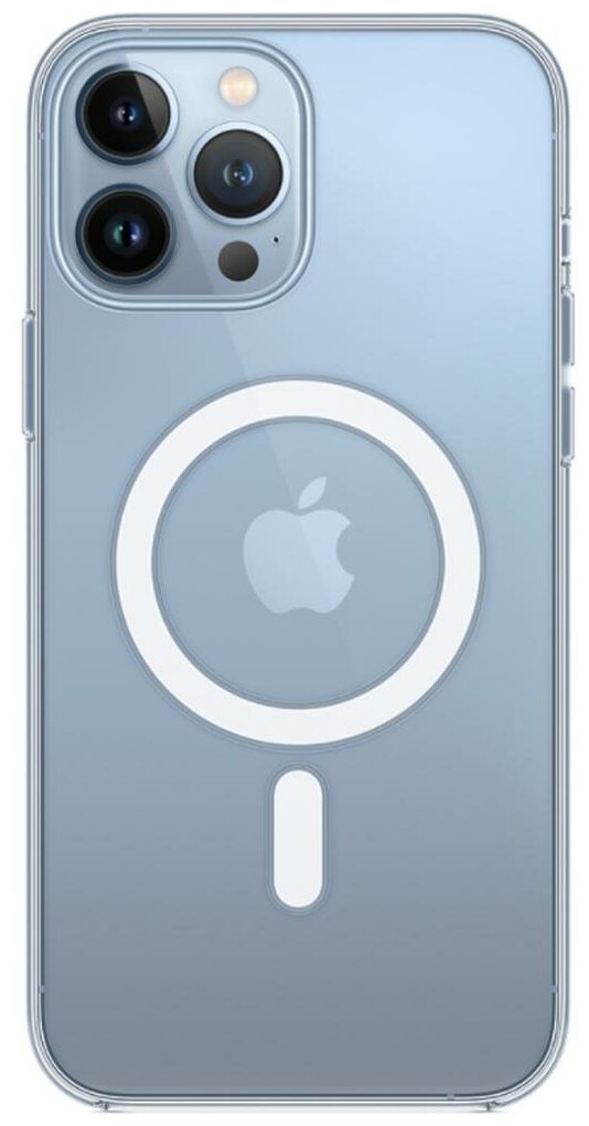 Чехол-крышка Deppa Gel MagSafe для iPhone 13 Pro Max, термополиуретан, прозрачный - фото №4
