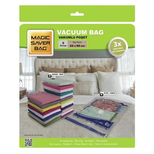 Набор вакуумных пакетов 55 x 90 см Magic Saver Bag XLarge 2 шт