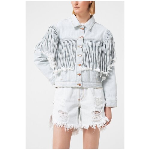 фото Куртка oneteaspoon цвет голубой размер 42