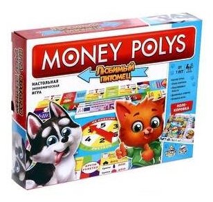 Настольная игра ЛАС ИГРАС Money Polys. Любимый питомец