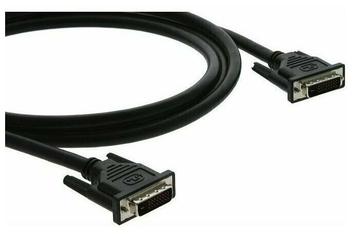 Кабель DVI 1.8м Kramer круглый черный 94-0101006 - фото №1