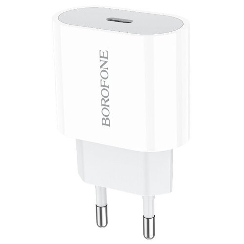 Сетевое зарядное устройство Type C PD Power 2,1A 10,5W Delivery Borofone BA61A адаптер для Apple Android белый