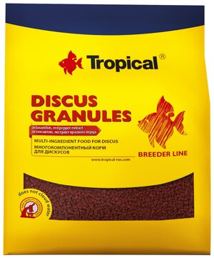 Корм Tropical Discus Granules в гранулах для дискусов, 1 кг