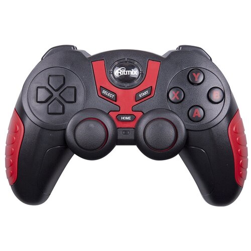 Геймпад беспроводной Ritmix GP-021 WPS совместим с ПК PS3 17 кнопок черно-красный 259800₽