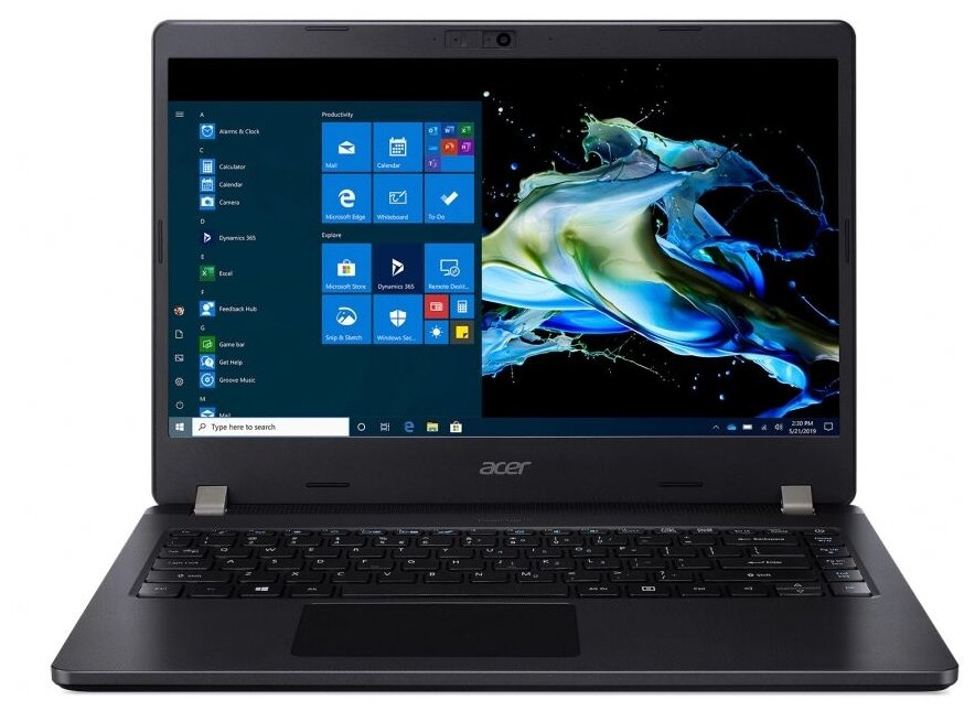 14" Ноутбук Acer TravelMate P2 TMP214-52, Intel Pentium Gold 6405U, RAM 8 ГБ, DDR4, Intel UHD Graphics, Windows 10 Pro, NX.VLFER.010, black