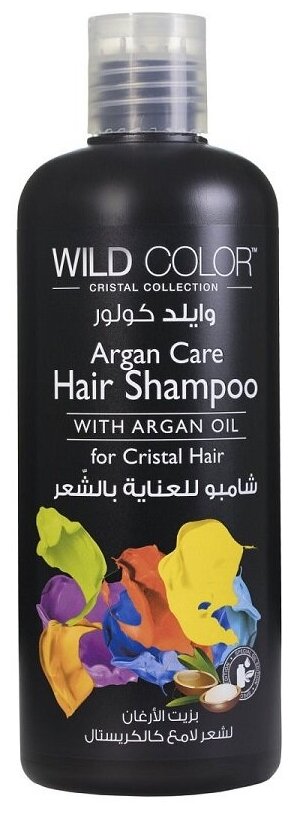 Wild Color Argan Care - Вайлд Колор Шампунь для волос с аргановым маслом, 500 мл -