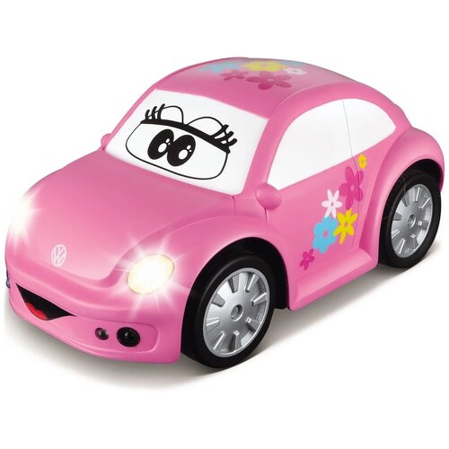 Машинка детская на радиоуправлении Bburago Junior 16-92003 розовый