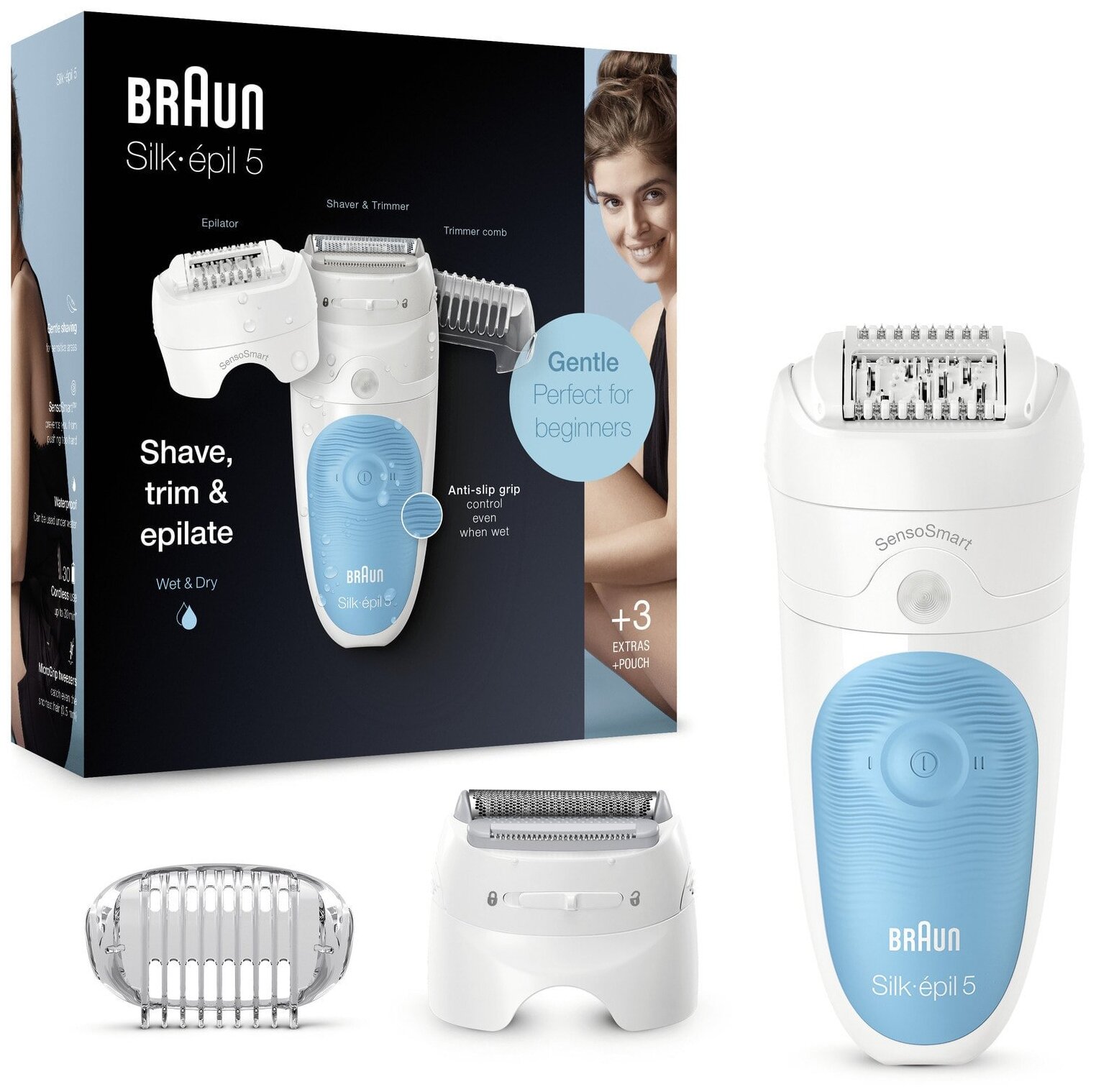 Эпилятор Braun Silk-epil 5 SensoSmart 5-605 - фото №3