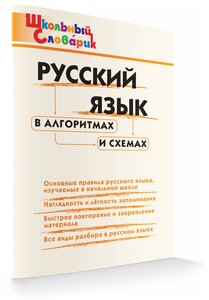 Русский язык в алгоритмах и схемах. Школьный словарик. Клюхина И. В.